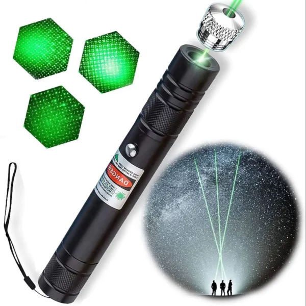 High Power Green Laser Pointer Long Range Lazer Pointer Pile Recharge – Image 3