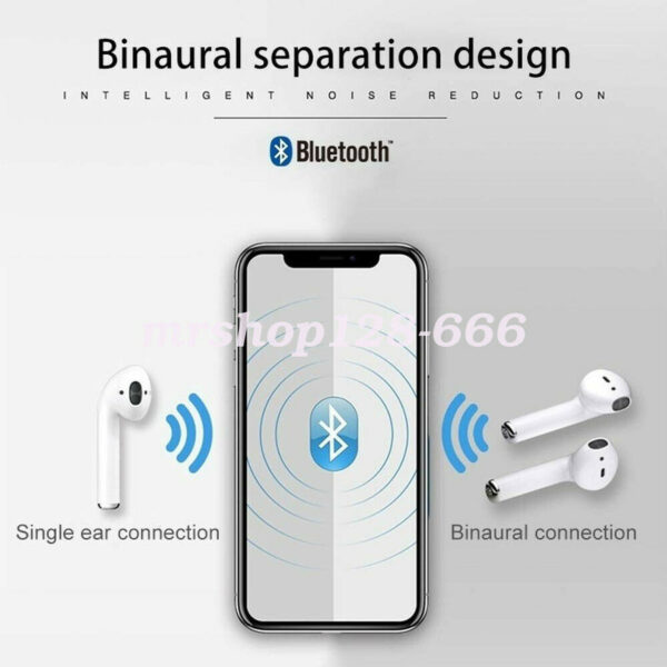 i12 TWS Bluetooth 5.0 Earphones Wireless Headphones Earbuds Touch Control – Image 6