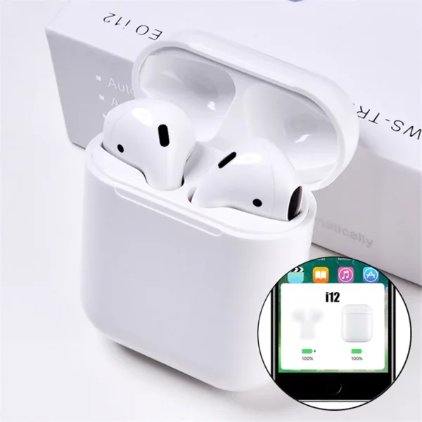 i12 TWS Bluetooth 5.0 Earphones Wireless Headphones Earbuds Touch Control – Image 8