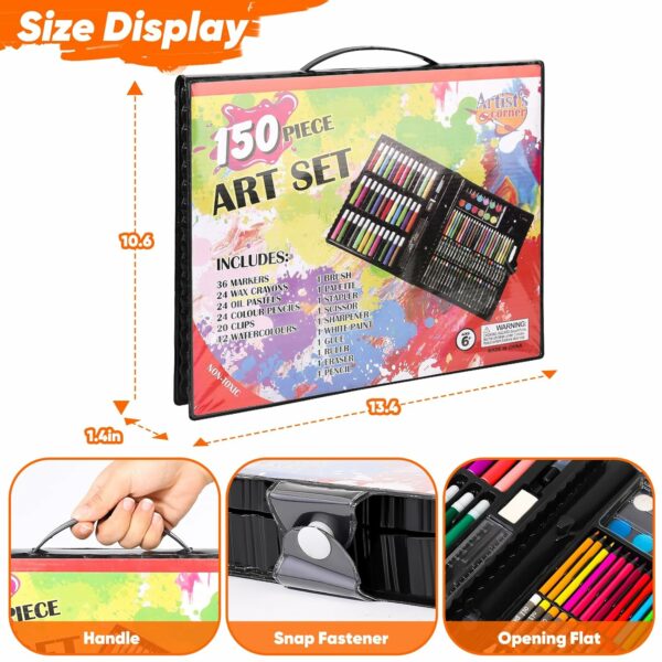 Pack Art Set Drawing Supplies Painting Art Kits 150 pièces