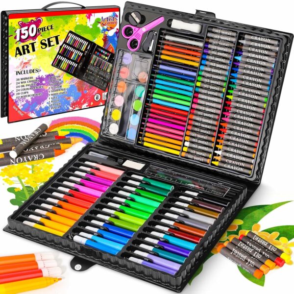 Pack Art Set Drawing Supplies Painting Art Kits 150 pièces – Image 7