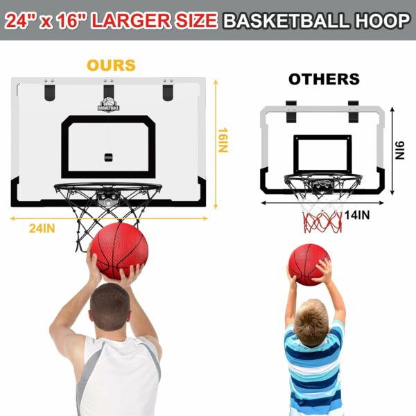 Indoor Basketball Hoop Set for Kids and Adults – Image 3