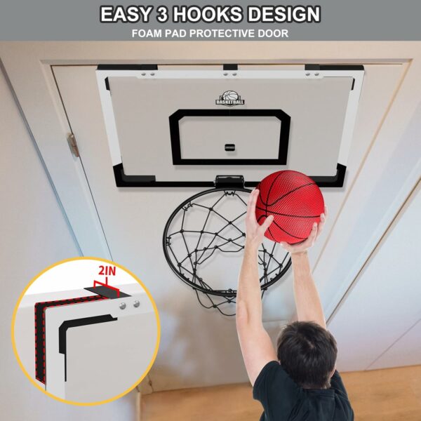 Indoor Basketball Hoop Set for Kids and Adults