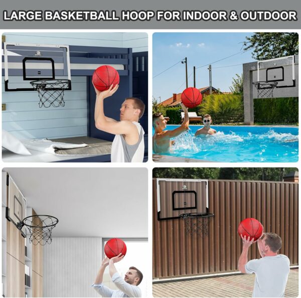 Indoor Basketball Hoop Set for Kids and Adults – Image 6