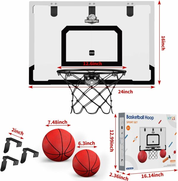 Indoor Basketball Hoop Set for Kids and Adults – Image 7